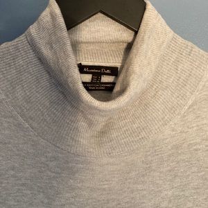 Massimo Dutti Silk Cotton Cashmere Turtleneck (S)